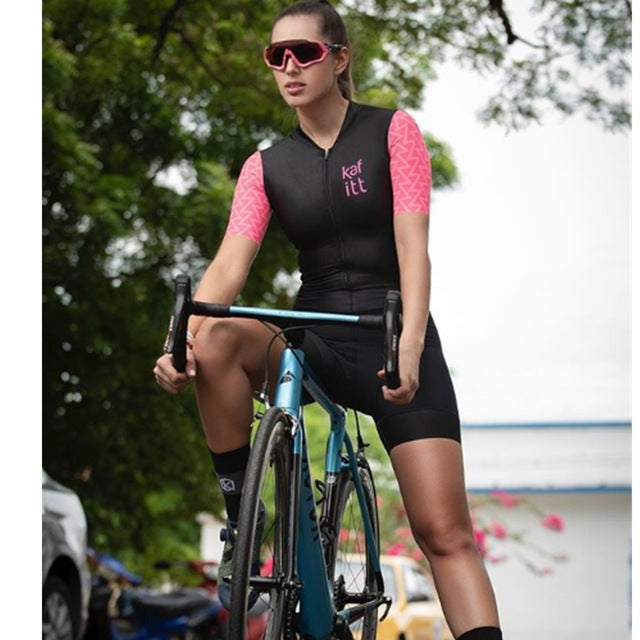 KAFITT new summer ropa za mujer 2019 outdoor MTB bike clothing skinsuit woman triathlon suit ciclismo cycling body pants webbing