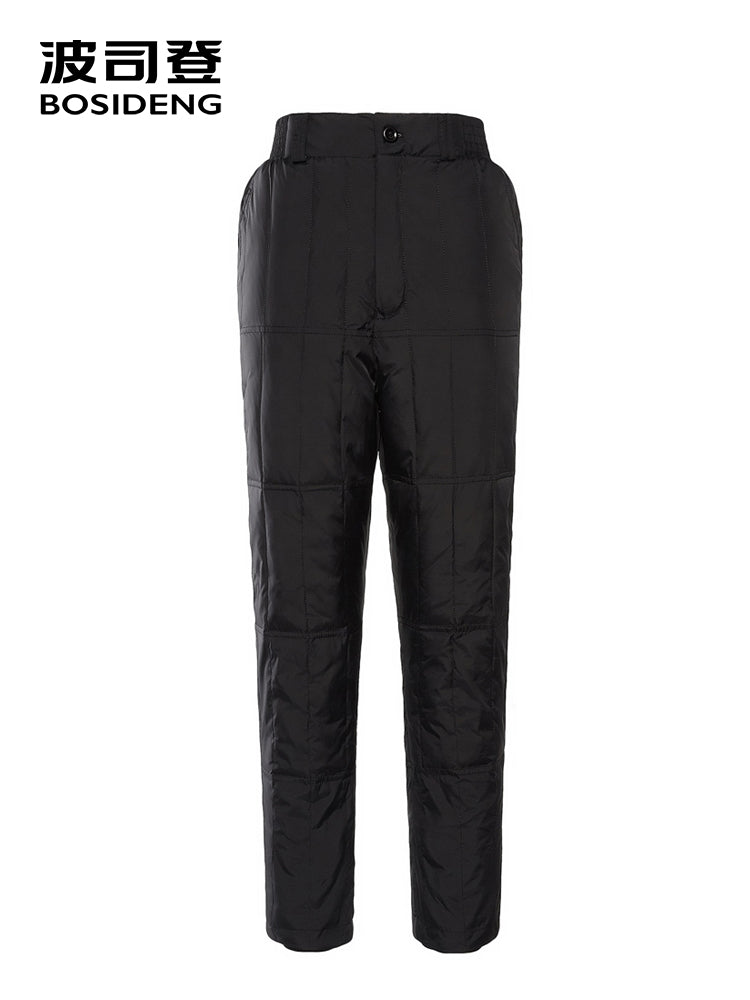 BOSIDENG women's down pants 90% down pant for women plus size home underwear pant high quality warm in cold winter B80130016