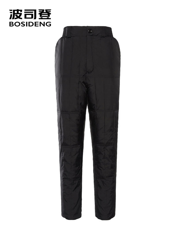 BOSIDENG women's down pants 90% down pant for women plus size home underwear pant high quality warm in cold winter B80130016