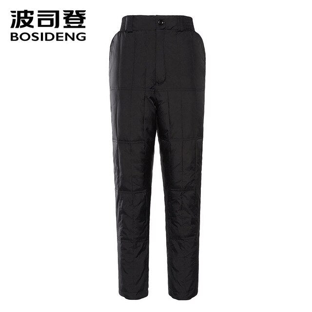 BOSIDENG women's down pants 90% down pant for women plus size home underwear pant high quality warm in cold winter B80130016