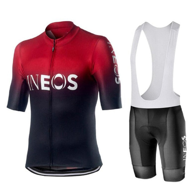 Cycling Jersey 2019 Pro Team INEOS Summer Cycling Jersey Set Breathable Racing Sport Mtb Bicycle Jerseys Men's Cycling Clothing