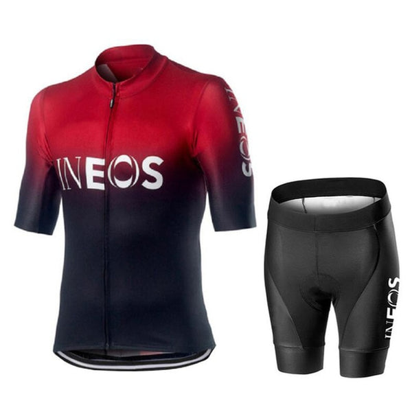 Cycling Jersey 2019 Pro Team INEOS Summer Cycling Jersey Set Breathable Racing Sport Mtb Bicycle Jerseys Men's Cycling Clothing