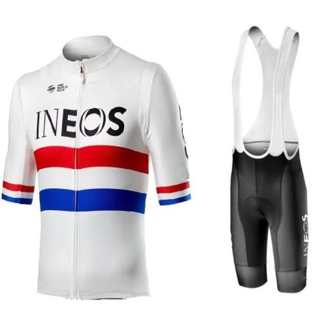 Cycling Jersey 2019 Pro Team INEOS Summer Cycling Jersey Set Breathable Racing Sport Mtb Bicycle Jerseys Men's Cycling Clothing