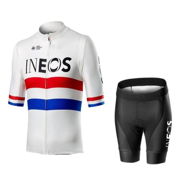 Cycling Jersey 2019 Pro Team INEOS Summer Cycling Jersey Set Breathable Racing Sport Mtb Bicycle Jerseys Men's Cycling Clothing