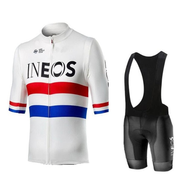 Cycling Jersey 2019 Pro Team INEOS Summer Cycling Jersey Set Breathable Racing Sport Mtb Bicycle Jerseys Men's Cycling Clothing
