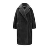 JAZZEVAR 2019 Winter New High Fashion Womens Teddy Bear Icon Parka  X-Long Oversized Coat Thick Warm Outerwear Loose Clothing